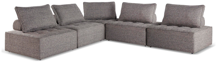 Bree Zee 5-Piece Outdoor Modular Seating - Dark Brown (1)