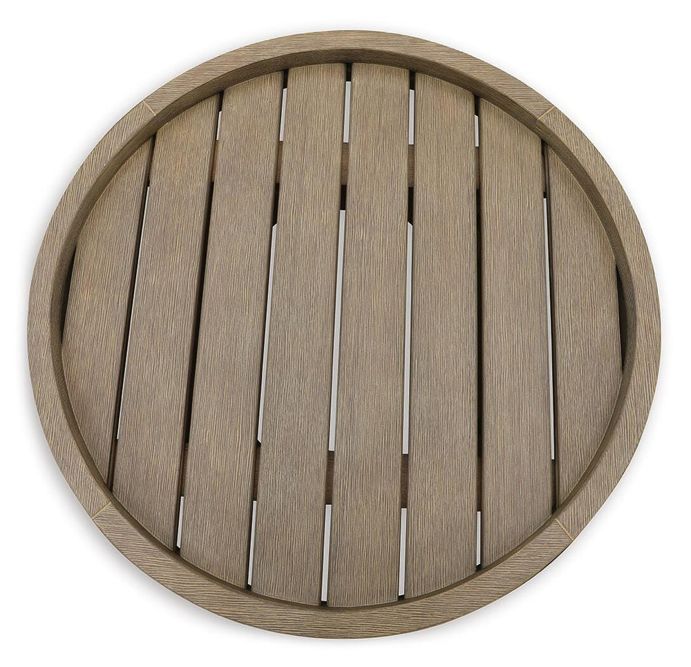 Marina Sun Outdoor End Table - Beige (4)