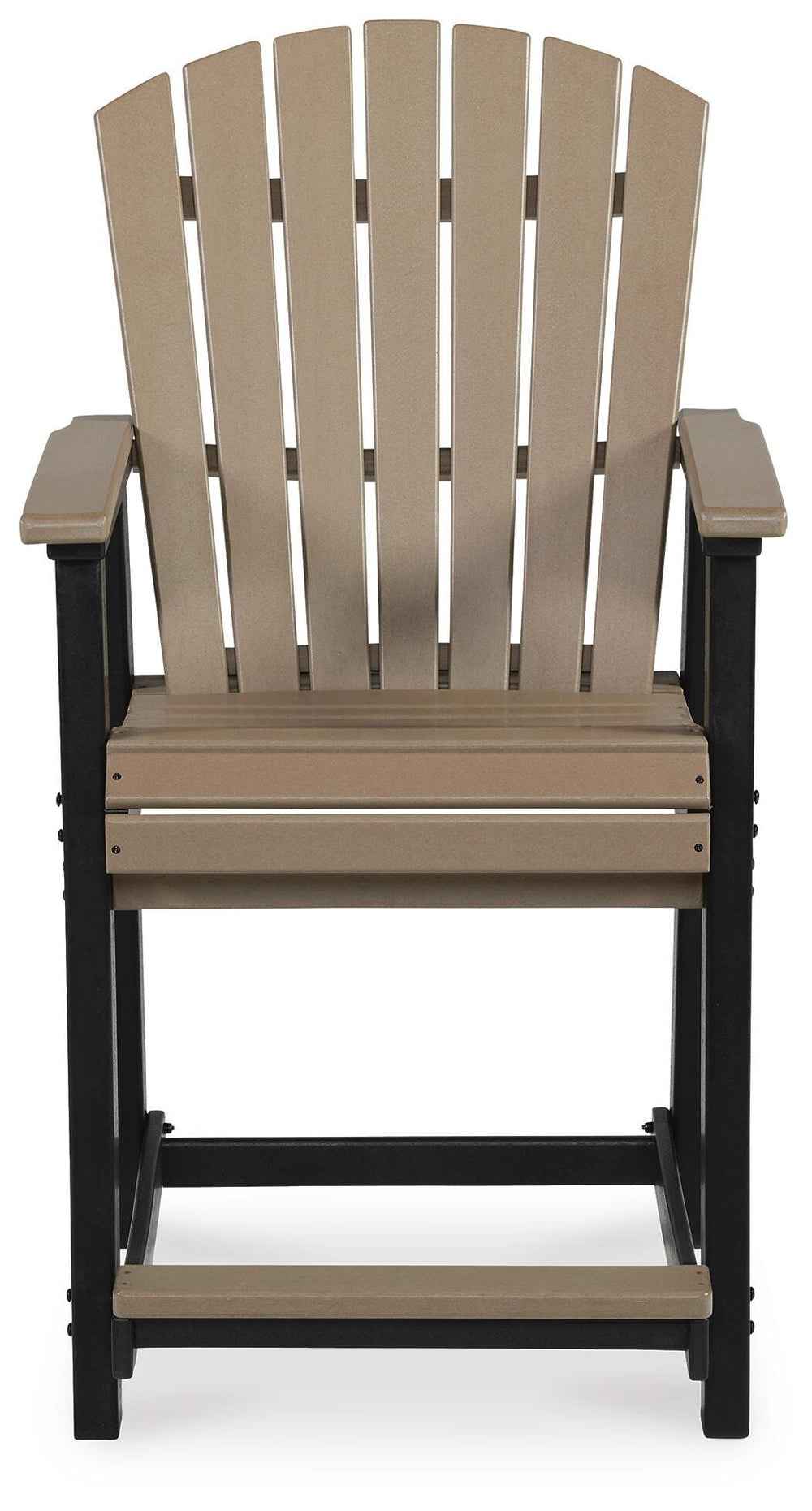 Fairen Trail Outdoor Counter Height Bar Stool (Set of 2) - Black (5)
