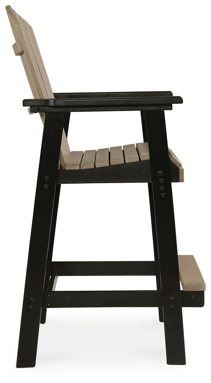Fairen Trail Barstool (Set of 2) - Black (6)