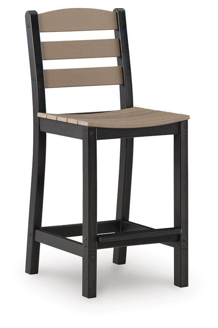 Shoreline Beach Outdoor Counter Table and 2 Barstools - Beige (4)