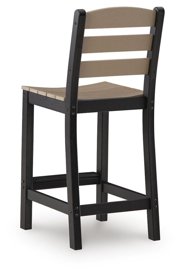 Shoreline Beach Outdoor Counter Table and 2 Barstools - Beige (6)
