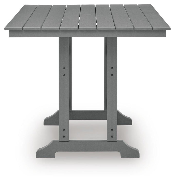 Sanctuary Beach Outdoor Counter Height Dining Table - Dark Gray (4)