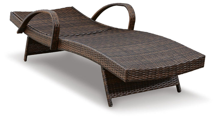 Kantana Chaise Lounge (set of 2) - Dark Brown (3)