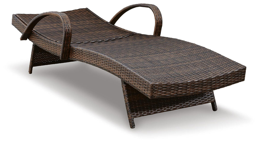 Kantana Chaise Lounge (set of 2) - Dark Brown (3)