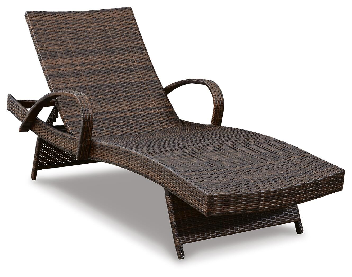 Kantana Chaise Lounge (set of 2) - Dark Brown (1)