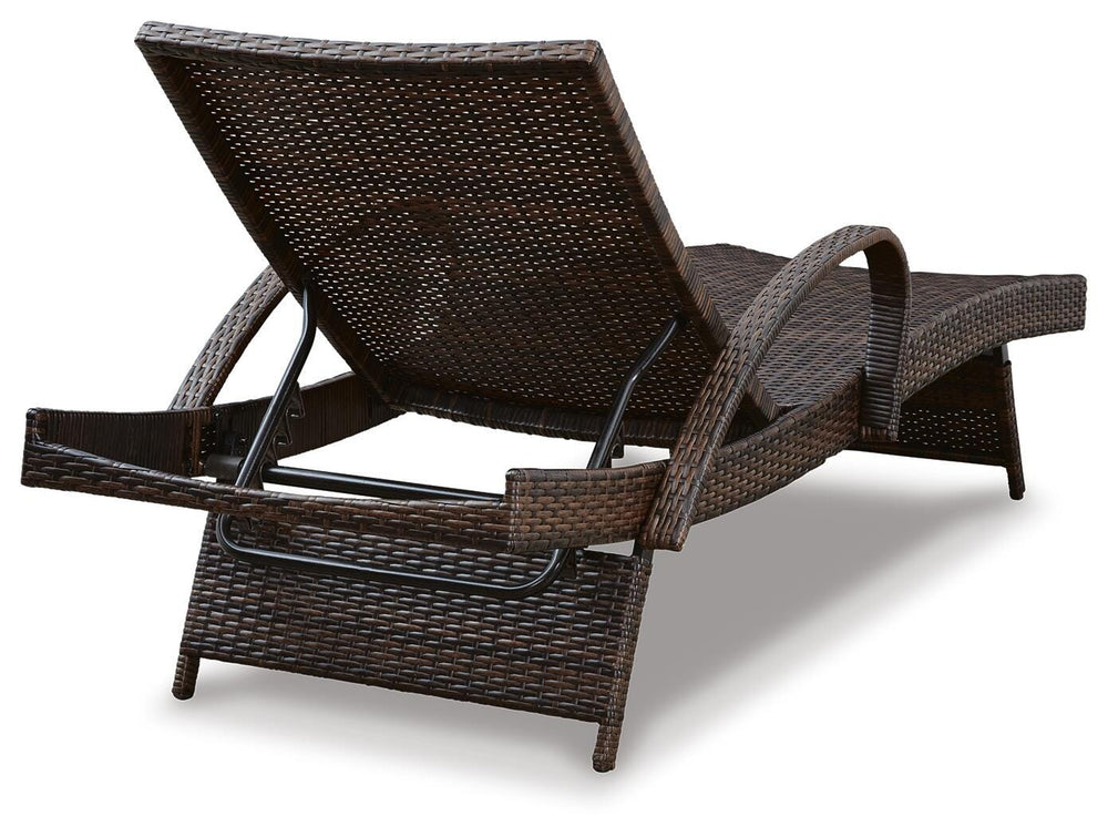 Kantana Chaise Lounge (set of 2) - Dark Brown (7)