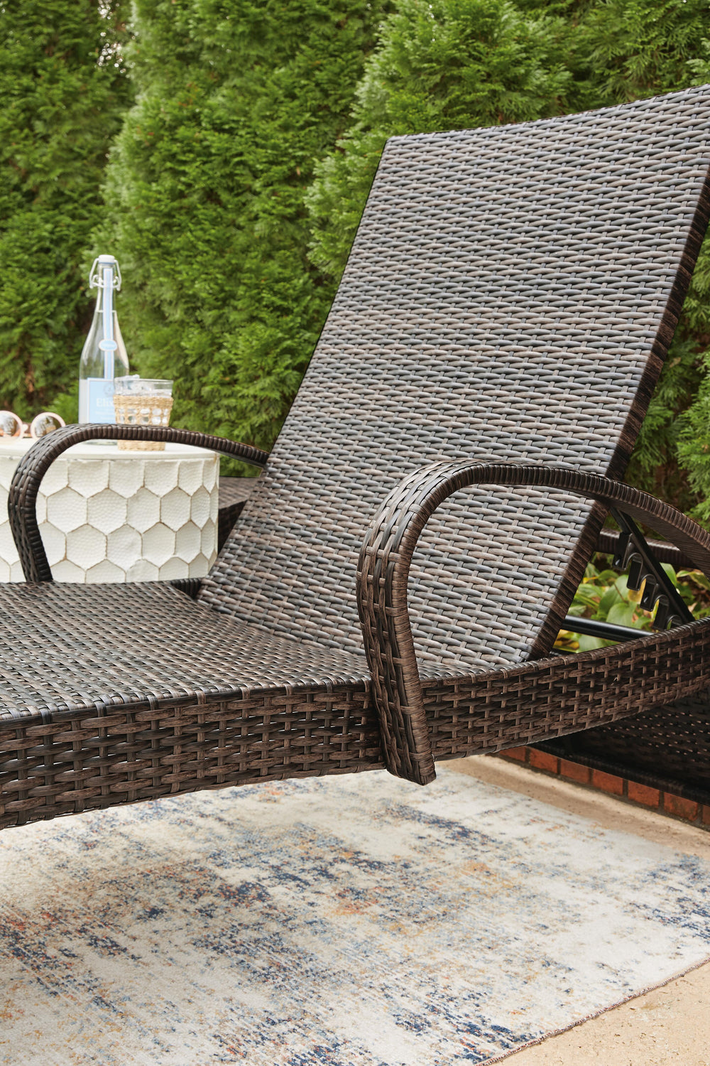 Kantana Chaise Lounge (set of 2) - Dark Brown (10)