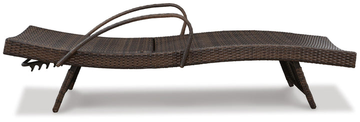 Kantana Chaise Lounge (set of 2) - Dark Brown (6)