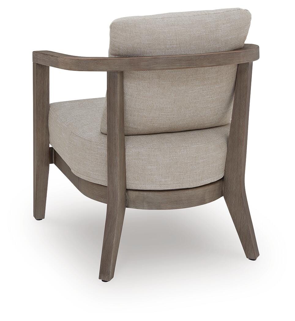 Joy Lagoon Outdoor Chairs with Cushions/Table (Set of 3) - Beige (5)