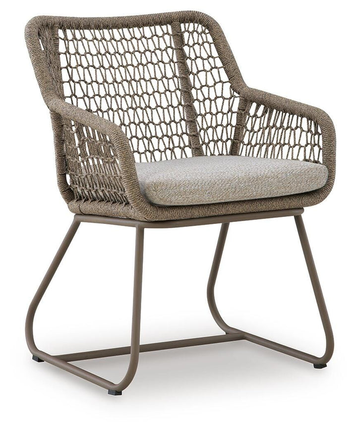 Majors Beach Outdoor Table and 2 Chairs - Beige (4)