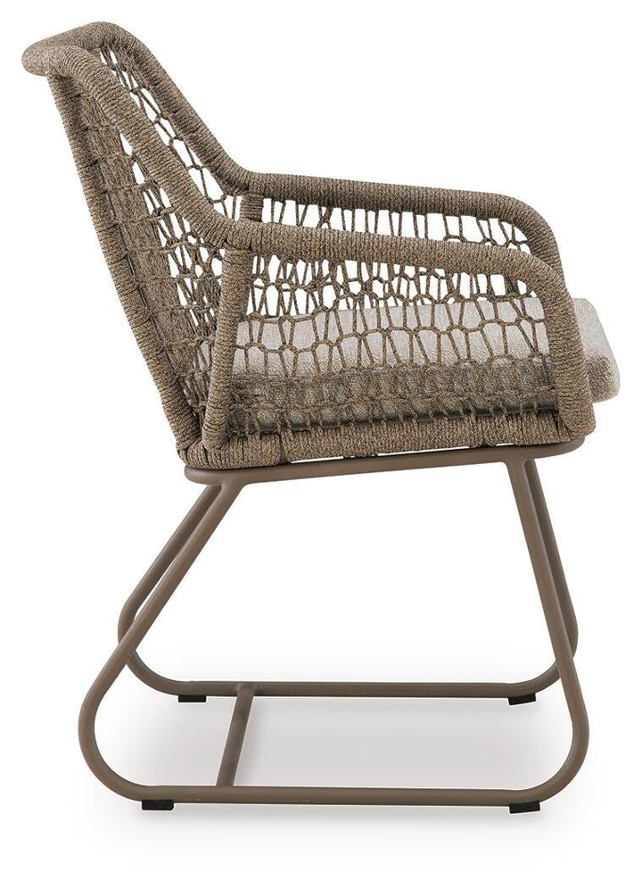 Majors Beach Outdoor Table and 2 Chairs - Beige (6)