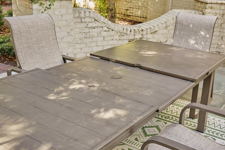 Beach Front Outdoor Dining Table - Beige (8)