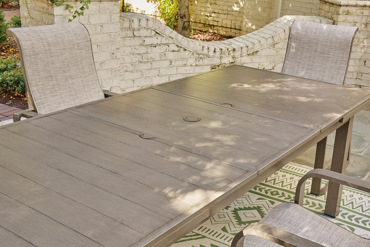 Beach Front Outdoor Dining Table - Beige (10)