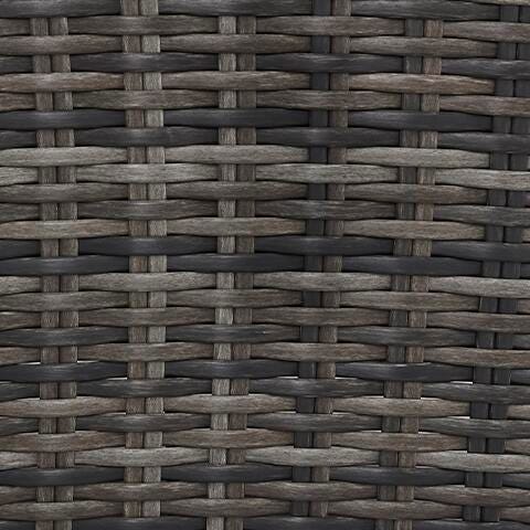 Oasis Court Outdoor Sofa/Chairs/Table Set (Set of 4) - Dark Gray (12)