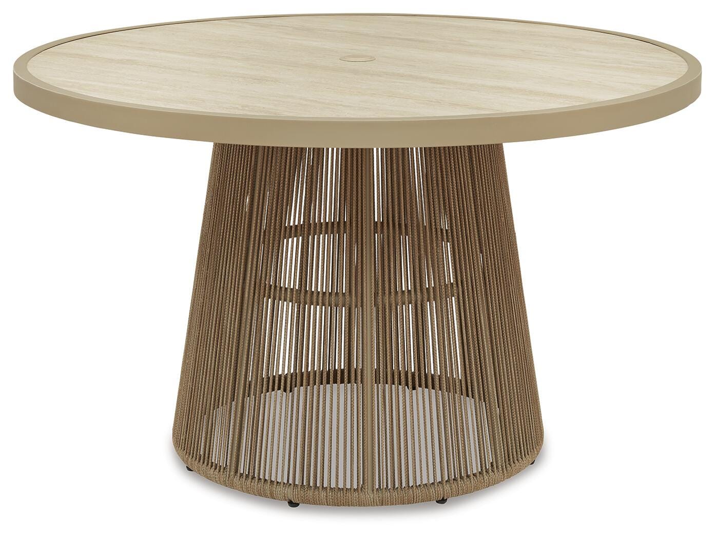 Orchard Beach Outdoor Dining Table - Beige (1)