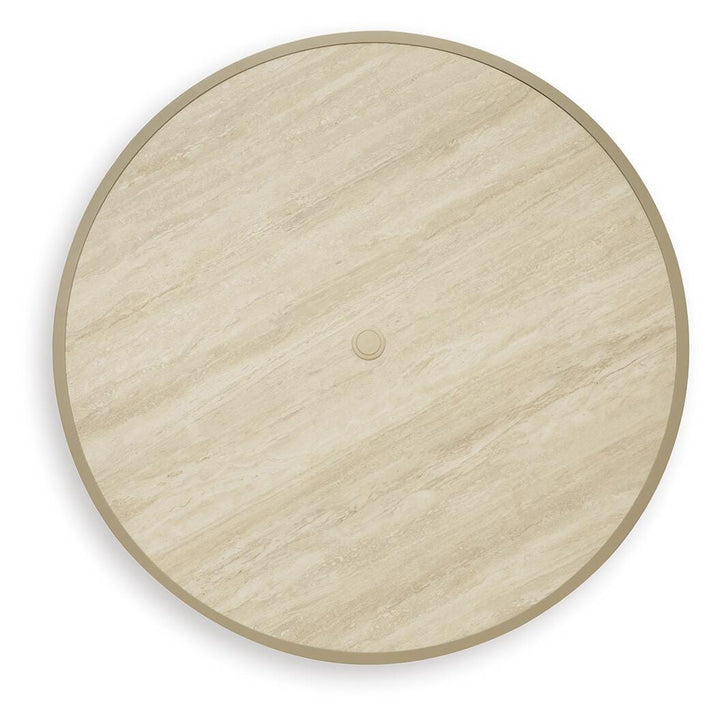 Orchard Beach Outdoor Dining Table - Beige (3)