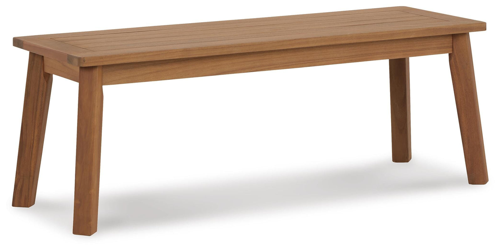 Janiyah Outdoor Dining Bench - Light Brown (1)