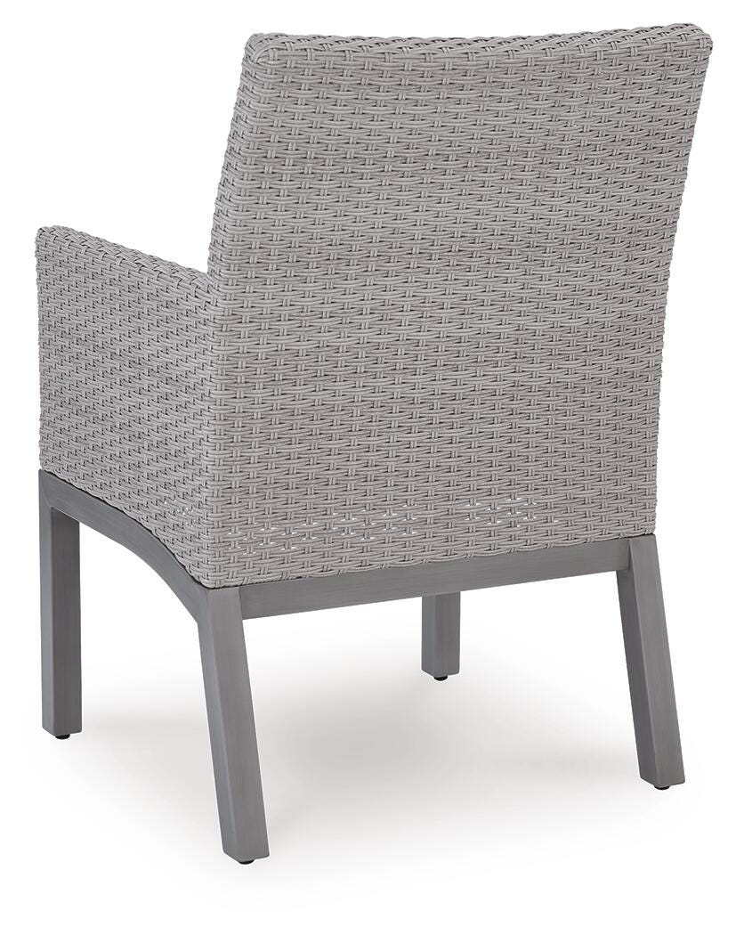 Half Moon Beach Outdoor Arm Chair with Cushion (Set of 2) - Blue (5)