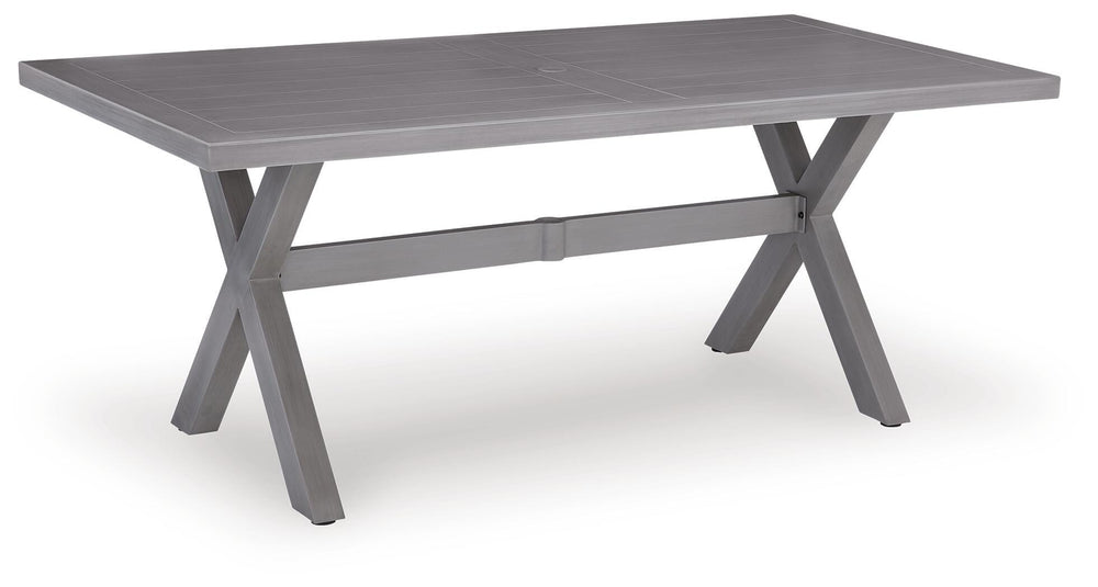 Half Moon Beach Outdoor Dining Table - Gray (1)