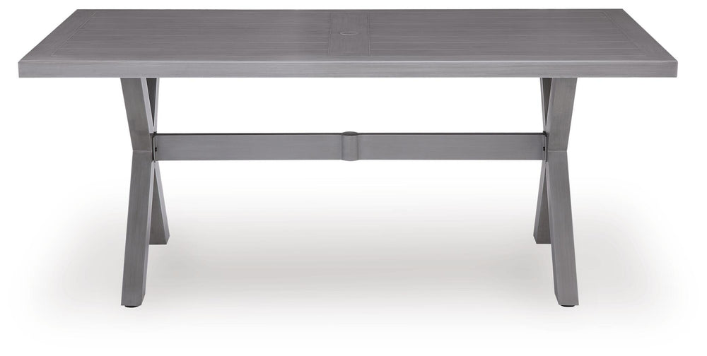 Half Moon Beach Outdoor Dining Table - Gray (3)