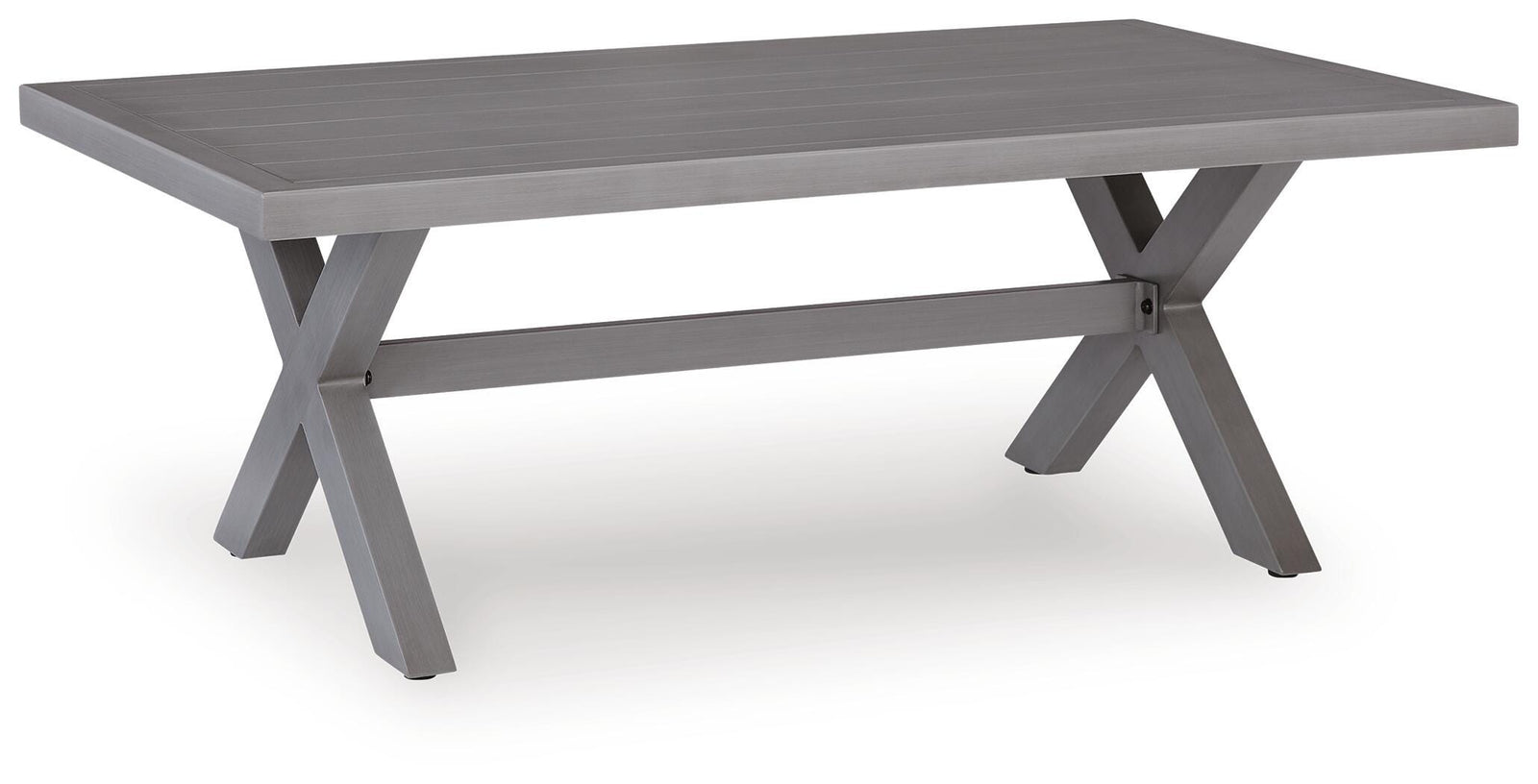 Half Moon Beach Outdoor Coffee Table - Gray (1)