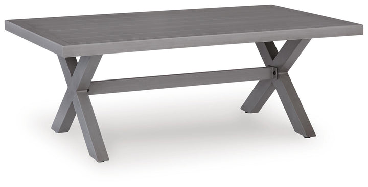 Half Moon Beach Outdoor Coffee Table - Gray (1)