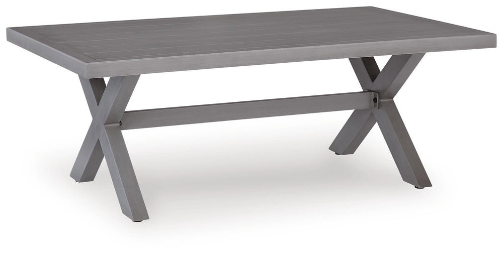 Half Moon Beach Outdoor Coffee Table - Gray (1)