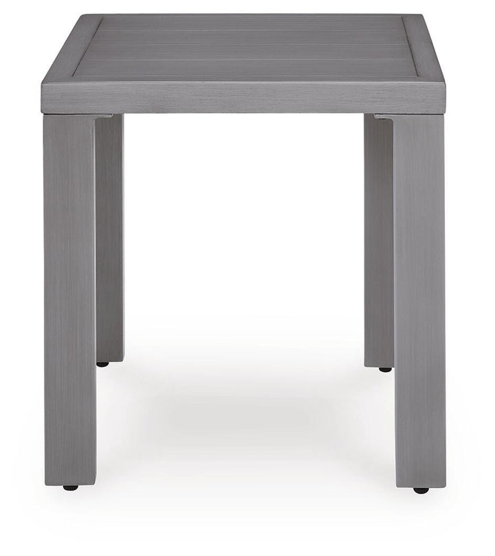 Half Moon Beach Outdoor End Table - Gray (3)