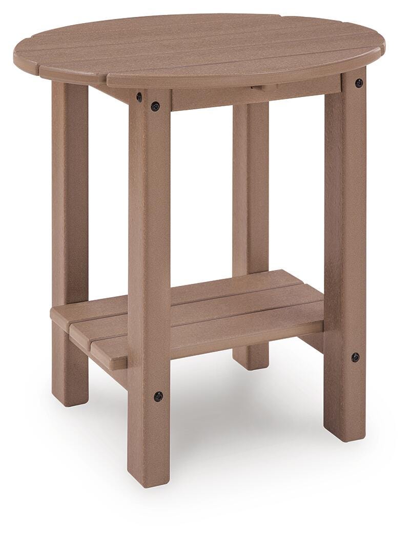 Grover Beach Outdoor End Table - Light Brown (1)