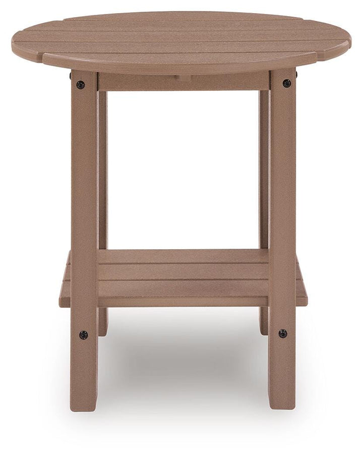 Grover Beach Outdoor End Table - Light Brown (3)
