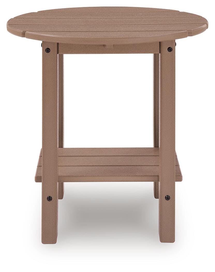 Grover Beach Outdoor End Table - Light Brown (3)