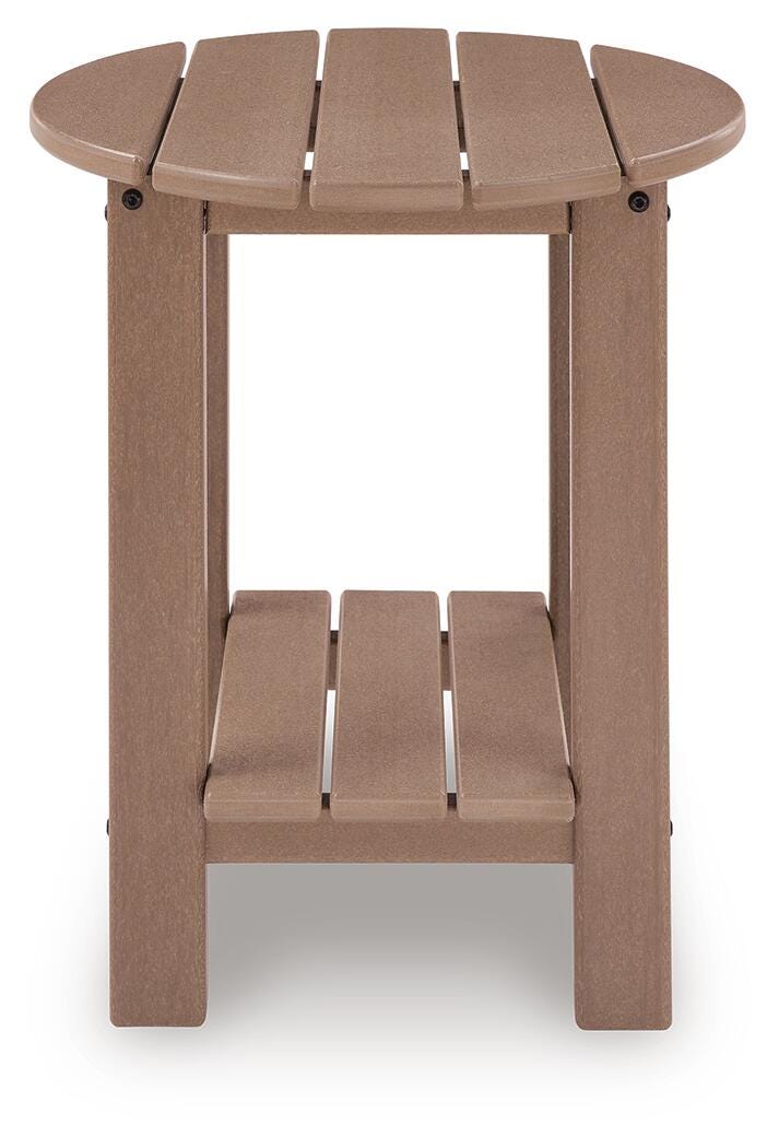 Grover Beach Outdoor End Table - Light Brown (4)