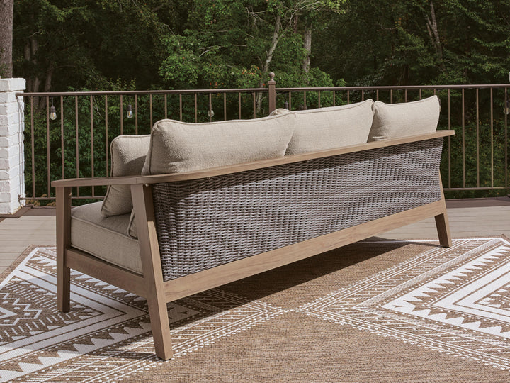 Harmony Headlands Outdoor Sofa with Cushion - Beige (5)