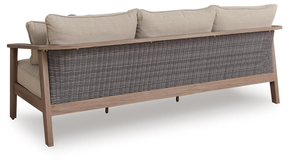 Harmony Headlands Outdoor Sofa with Cushion - Beige (4)