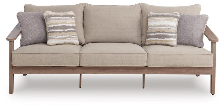 Harmony Headlands Outdoor Sofa with Cushion - Beige (3)
