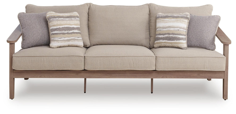 Harmony Headlands Outdoor Sofa with Cushion - Beige (3)