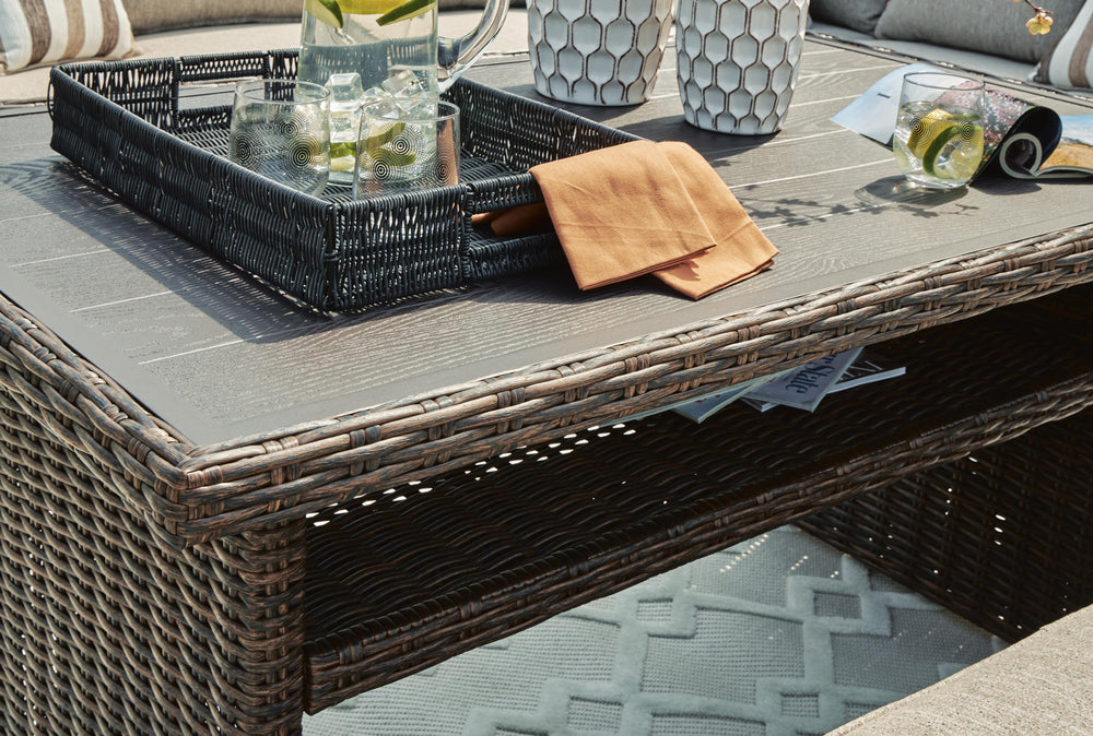 Brook Ranch Outdoor Multi-use Table - Dark Brown (5)