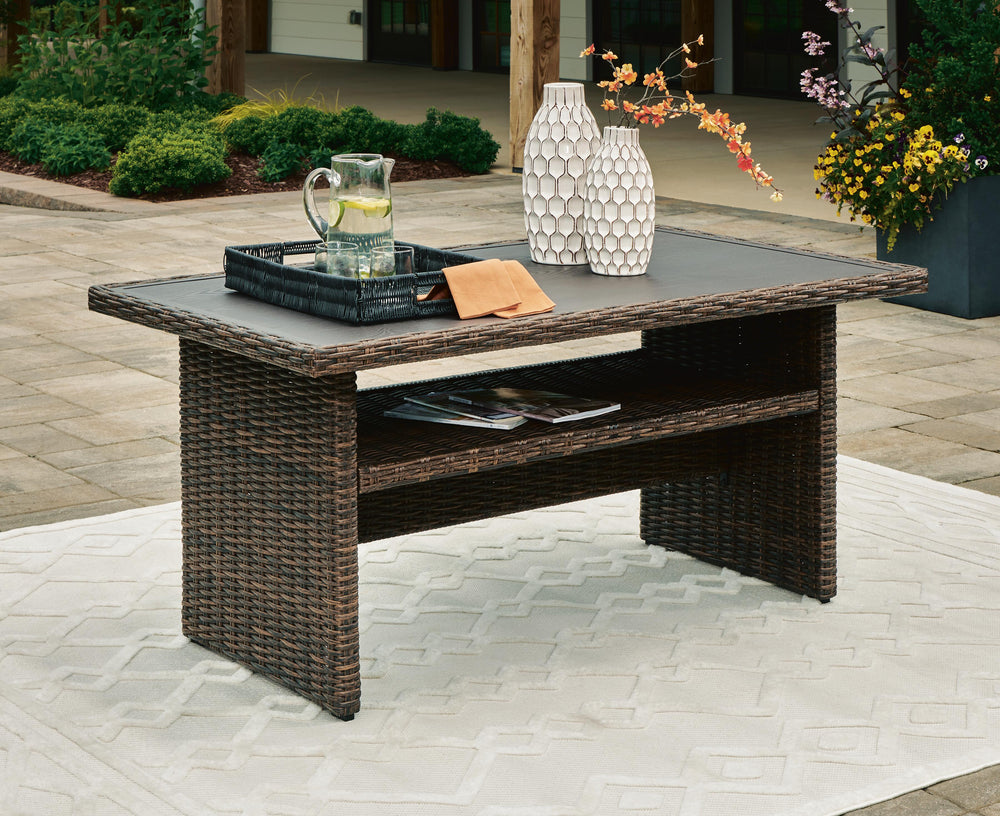 Brook Ranch Outdoor Multi-use Table - Dark Brown (2)