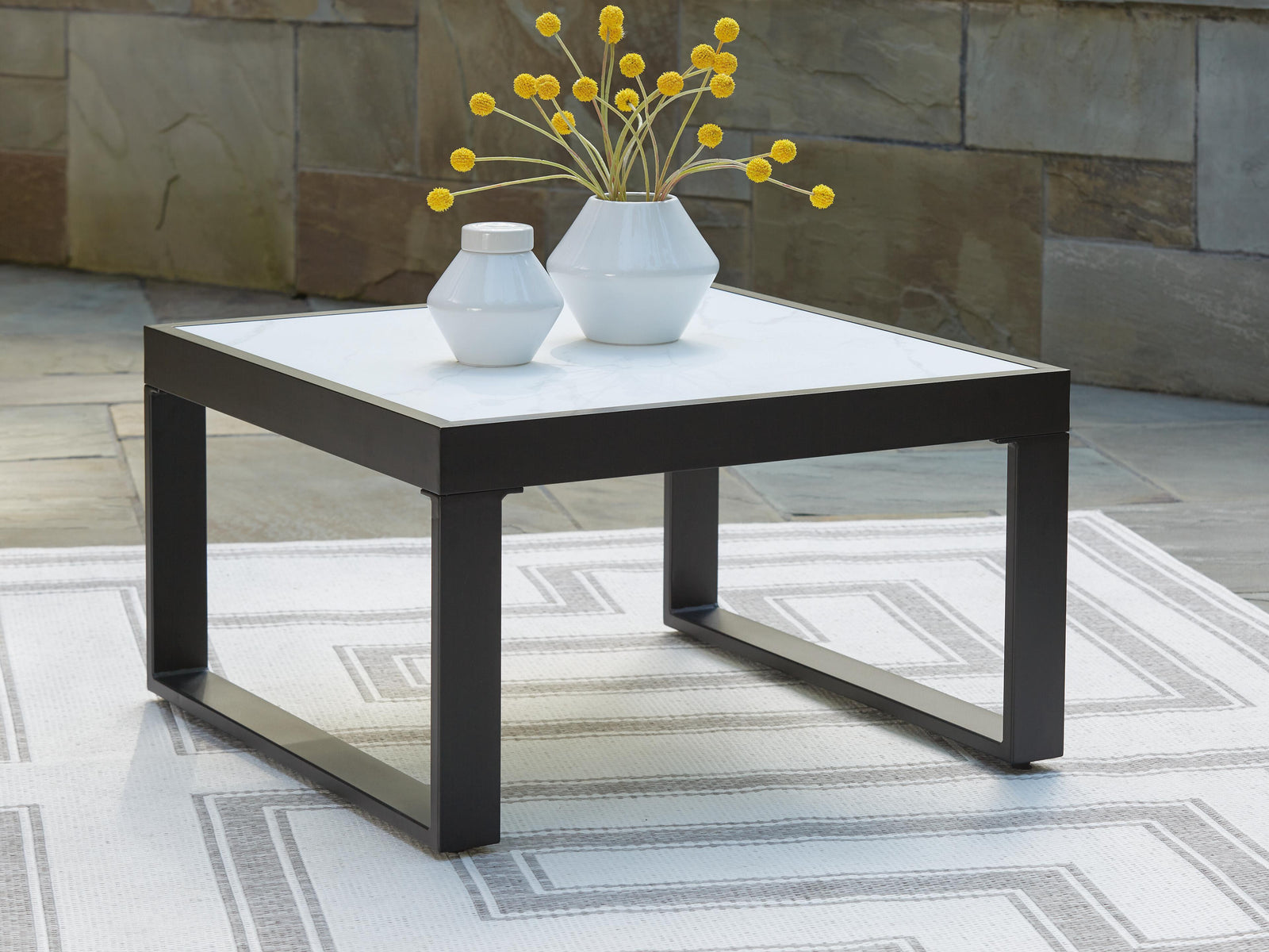 Beachloft Outdoor Coffee Table - Black (2)