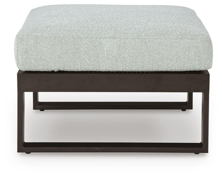 Beachloft Outdoor Ottoman with Cushion - Black (3)
