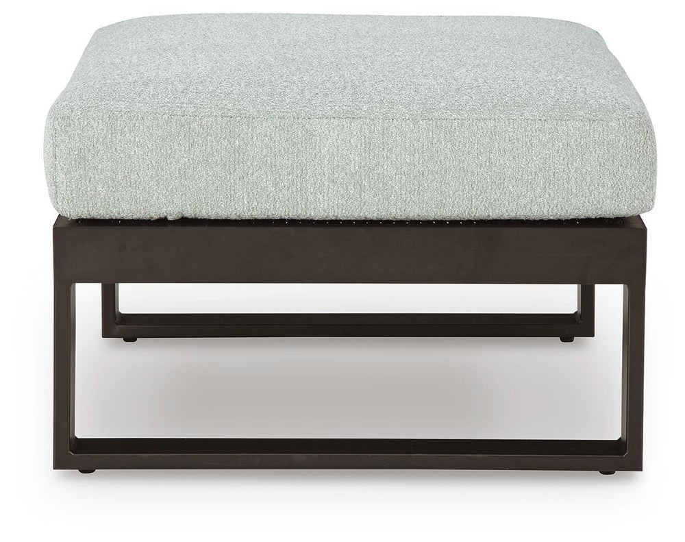 Beachloft Outdoor Ottoman with Cushion - Black (3)
