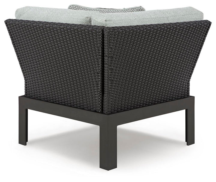 Beachloft 5-Piece Outdoor Sectional - Black/Gray (7)