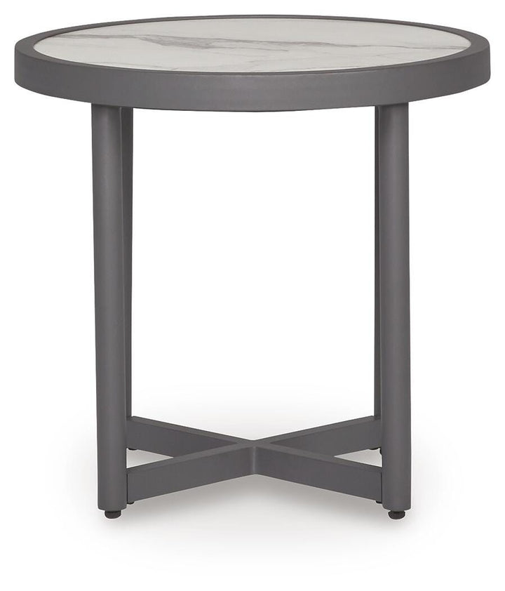Ocean Beach Outdoor End Table - Gray (3)