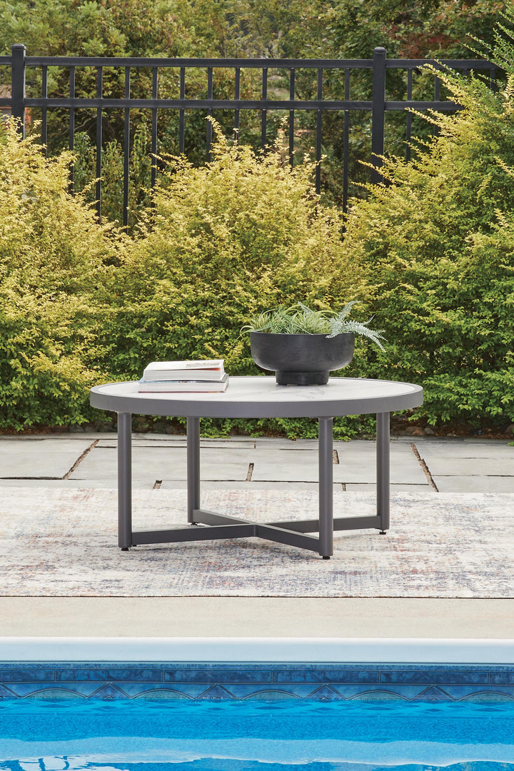 Ocean Beach Outdoor Coffee Table - Gray (2)