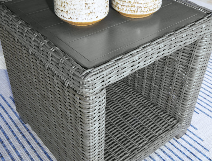 Elite Park Outdoor End Table - Gray (6)