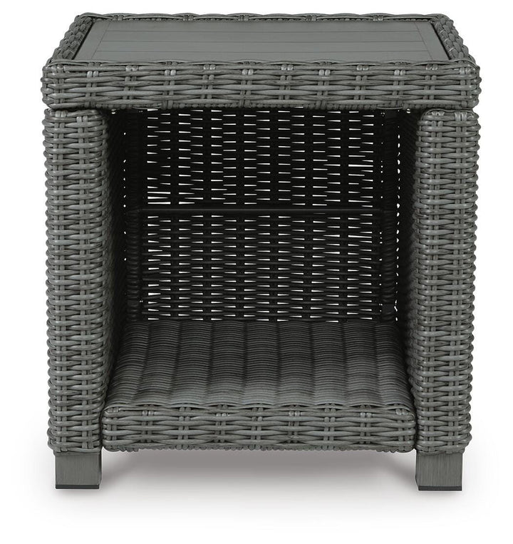 Elite Park Outdoor End Table - Gray (3)