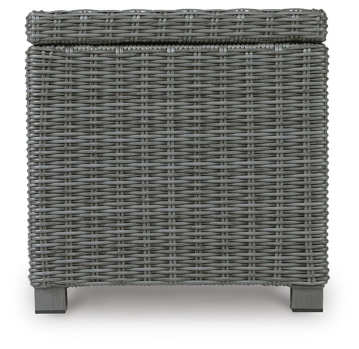 Elite Park Outdoor End Table - Gray (4)