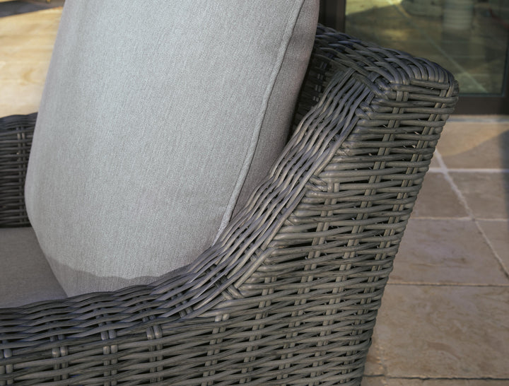 Elite Park Outdoor Swivel Lounge with Cushion - Gray (8)