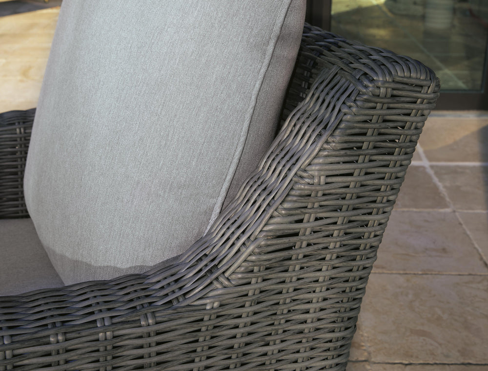 Elite Park Outdoor Swivel Lounge with Cushion - Gray (8)